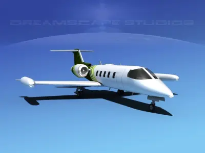 Gates Bombardier Learjet 35 V16 3D model