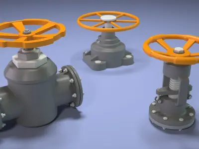 Industrial Kitbash 4 - 70 pieces 3D model