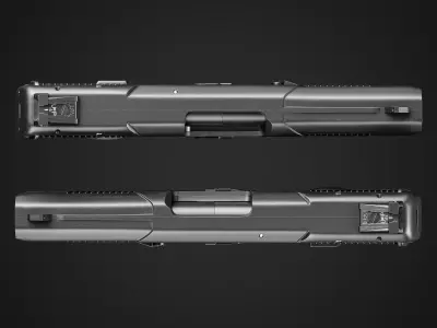 FN Five-SeveN MKII Low-poly 3D model