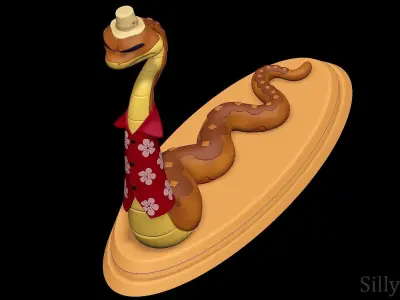 Mr Hubert Snake - The Bad Guys 3D print model