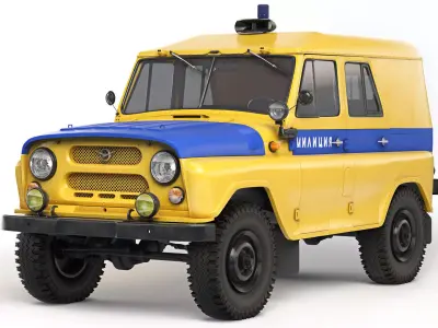 UAZ 469 AP 1978 3D model