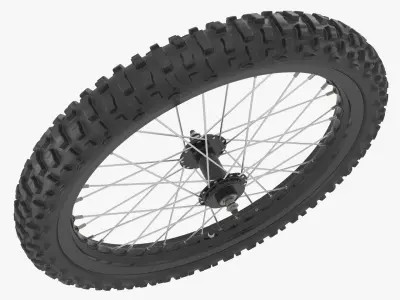 wheel 02 3D model purchase
