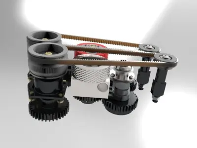 Gear project Free 3D model