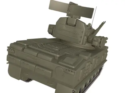 2K22 Tunguska SA-19 Grison 3D model