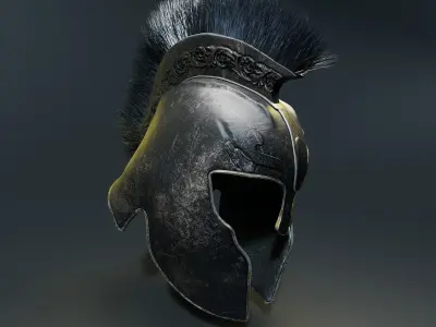 Helmet of Achilles 3D model 3D model