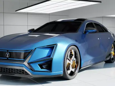 concept car Free 3D model