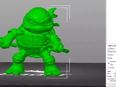 Not Ninja Turtle Free 3D print model