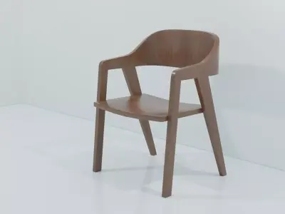 Simple chair 6 Free 3D print model