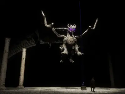 Ancient Dragon - Artifact Guardian Low-poly 3D model