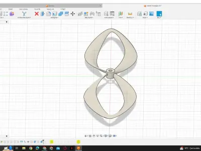 Toroidal 10 Inches Proppeller - Tested - CW - CCW 3D print model