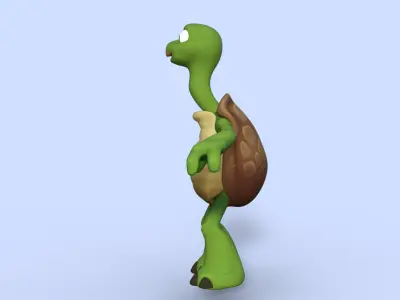 Cartoon Turtle  3D model