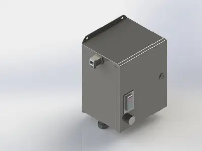 Electric Control Box Assembly With Box Free 3D model