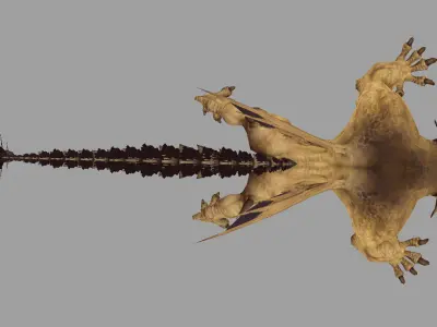 lion monster Low-poly 3D model