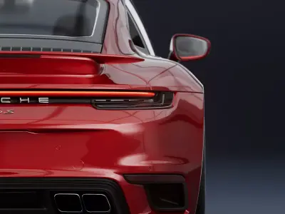 Premium Automotive Studio Lighting Cinema 4D and Redshift 3D model