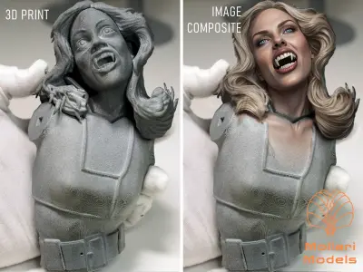 Colonel Wilma Space Vampire - Buck Rogers in the 25th Century 3D print model