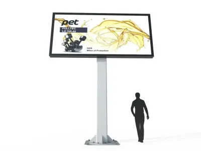 Billboard M1 Low-poly 3D model