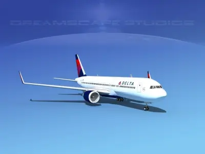 Boeing 767-300 Delta 3 3D model