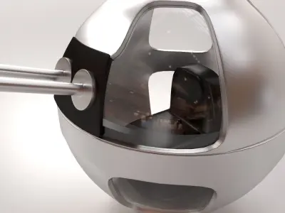 Turret star wars missile launcher 3D model