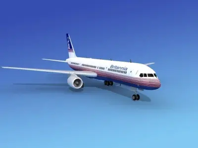 Boeing 757-200 Britannia Airways 2 3D model