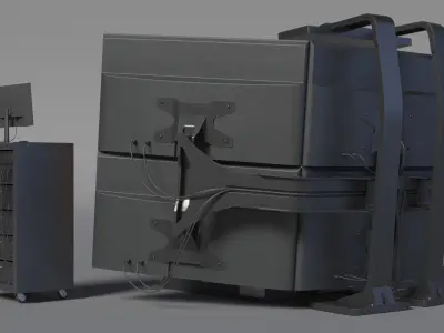 LX6 Medium Fidelity Simulator Platform 3D model