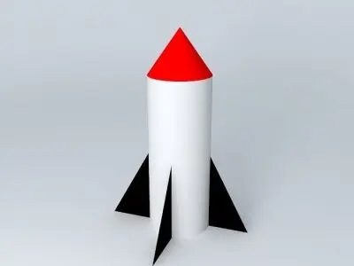 mystery missile Free 3D model