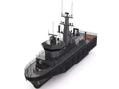 Mine Vessel 3D model