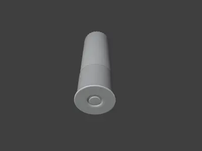 shotgun cartridge 12 gauge Free low-poly 3D model