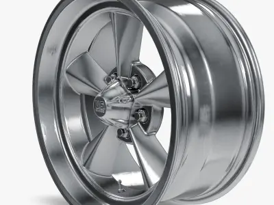 US Mags Standard Wheel Chrome 3D model