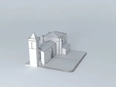 Parroquia Nuestra Señora de los Olmos, Torre de Juan Abad Free 3D model