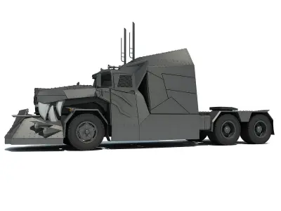 Concept Truck Black 3D model