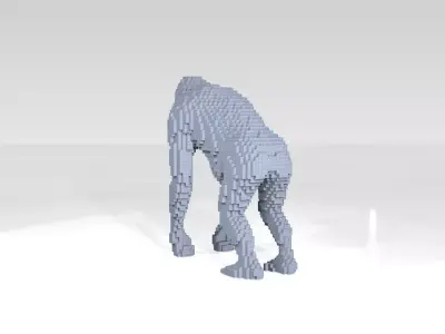 Orangutan Voxel 3D model