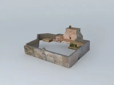 Kazarma Fortress 3D model