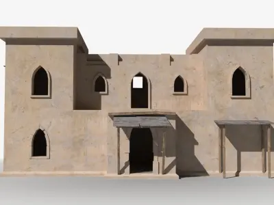 Arab x46 Low-poly 3D model