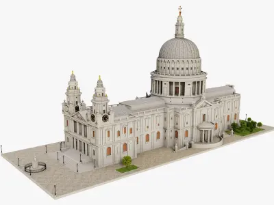St Paul s Cathedral 3D model