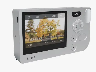 Sigma BF Mirrorless Camera 3D model