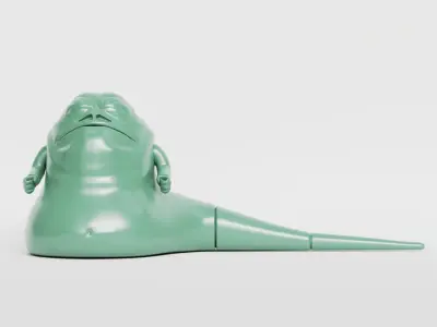 Jabba - The Complete Saga - 3D Printable Custom Lego Minifigure 3D print model