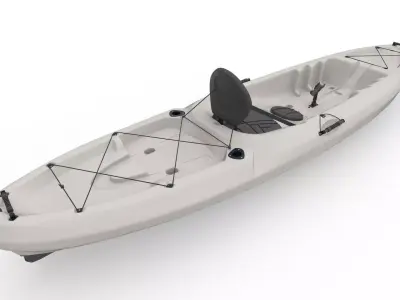 Kayak fishing boat 3D model