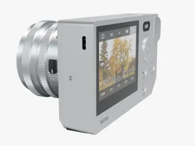 Sigma BF Mirrorless Camera 3D model