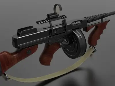 Fps weapon ww2 M1 Fps - Tps Low-poly 3D model