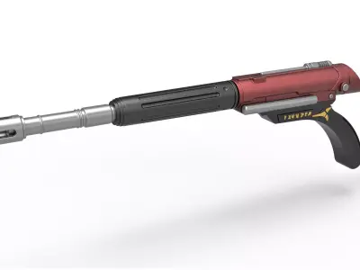 Deathsting Klingon disruptor from Star Trek The Next Generation 3D model