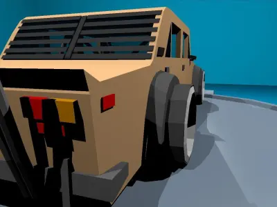 Tuning Lada 2106 Free low-poly 3D model