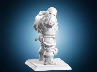 Sci-Fi Male Figure 3D print model