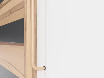 Wood Sideboard  Free 3D model