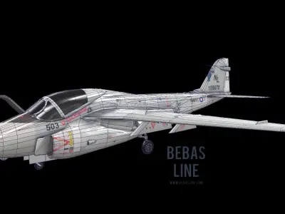 Lowpoly A6 Intruder Low-poly 3D model