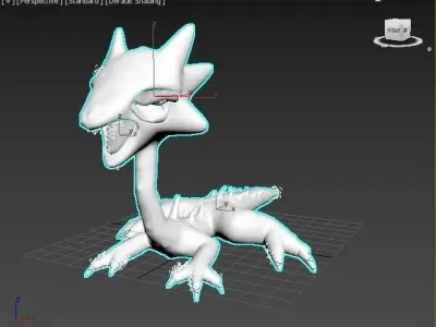 Gerrafagon fbx file Low-poly 3D model