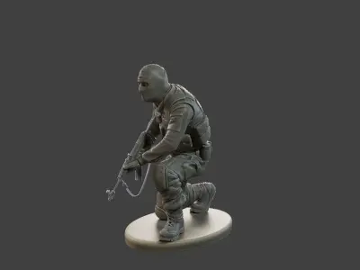 CzechSlovak Police Tactical Unit CPTU2 004 3D print model