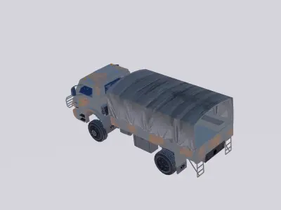 Worker 4X4 EB Low-poly 3D model