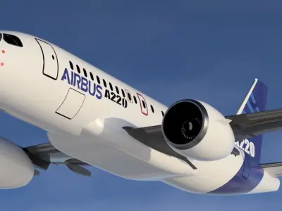 Airbus A220 3D print model