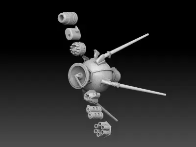 Tekno- Streltsy Sputnik Hussars 3D print model