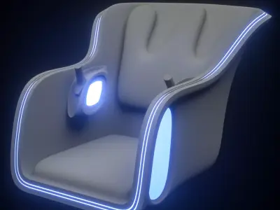 Pilot Seat 3D model